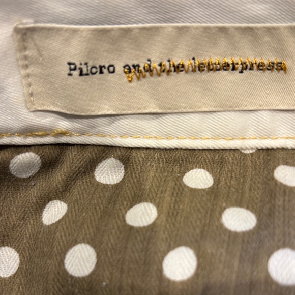 Pilcro Patchwork Mini Skirt in Tan and Cream - Picture 11 of 15